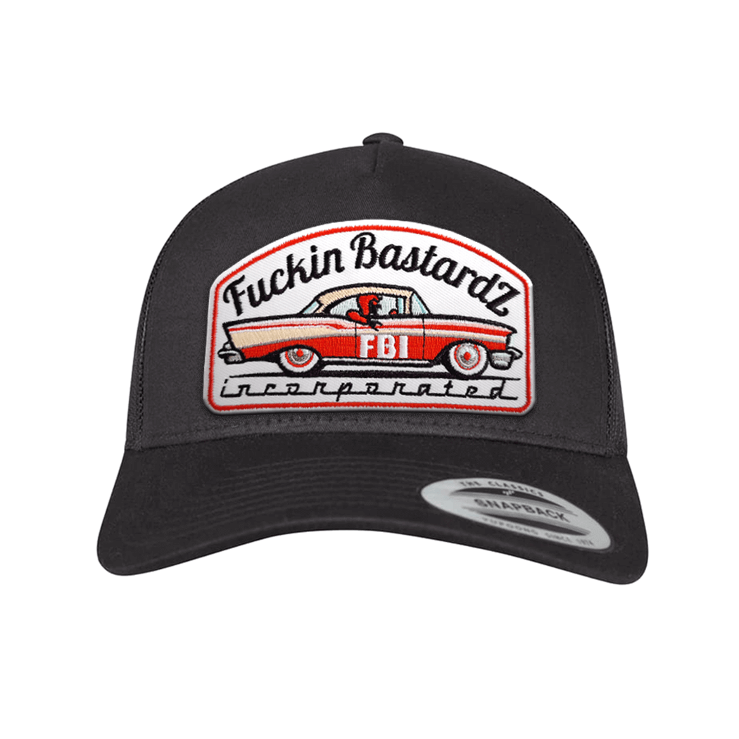 Trucker cap with Chevy Hell embroidered patch