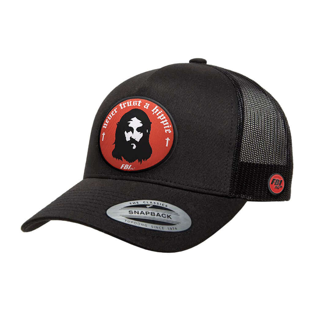 Never Trust a Hippie Trucker Cap | Hippie Trucker Cap | FBIcaps